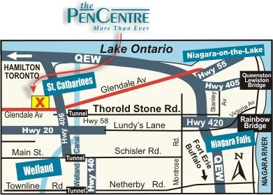 Pen Centre Road Map