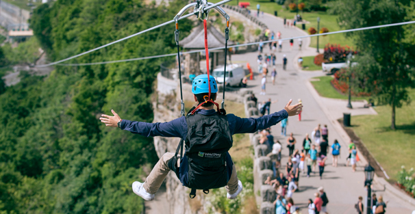 WILDPLAY’S MISTRIDER ZIPLINE to the falls