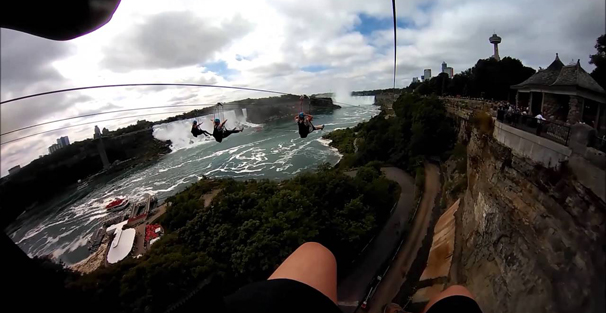 ZIPLINE to the falls