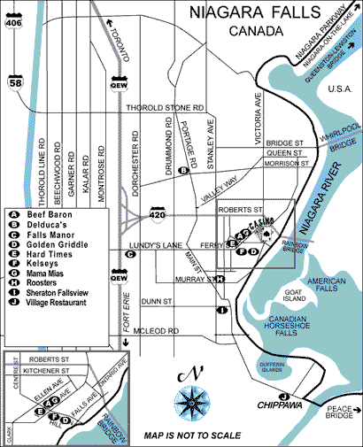 Map to Beef Baron Restaurant