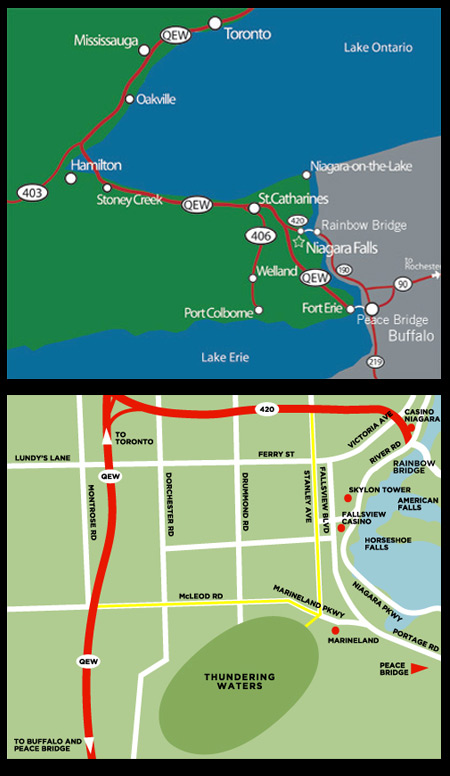 Thundering Waters Golf Map