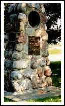 Bruce Trail Cairn in Queenston Heights Park